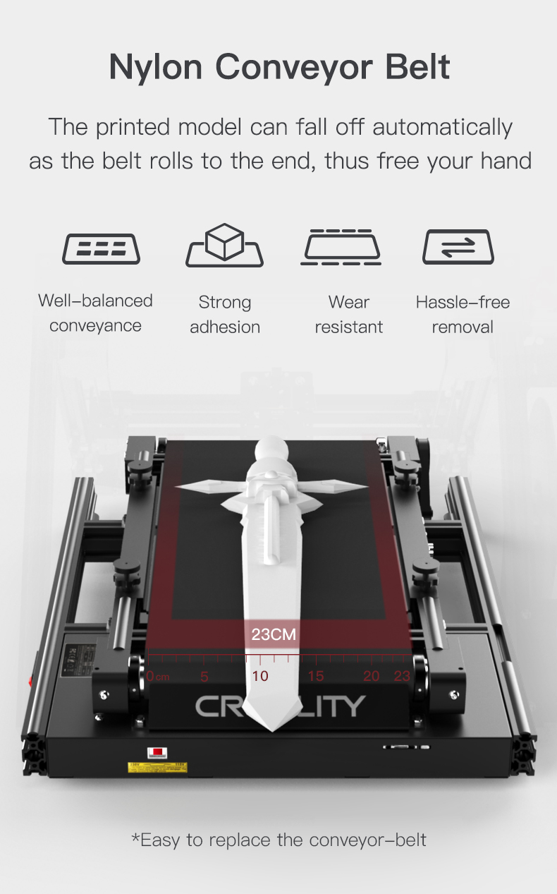 Creality CR-30 PrintMill Belt 3D Printer at SoluNOiD.dk